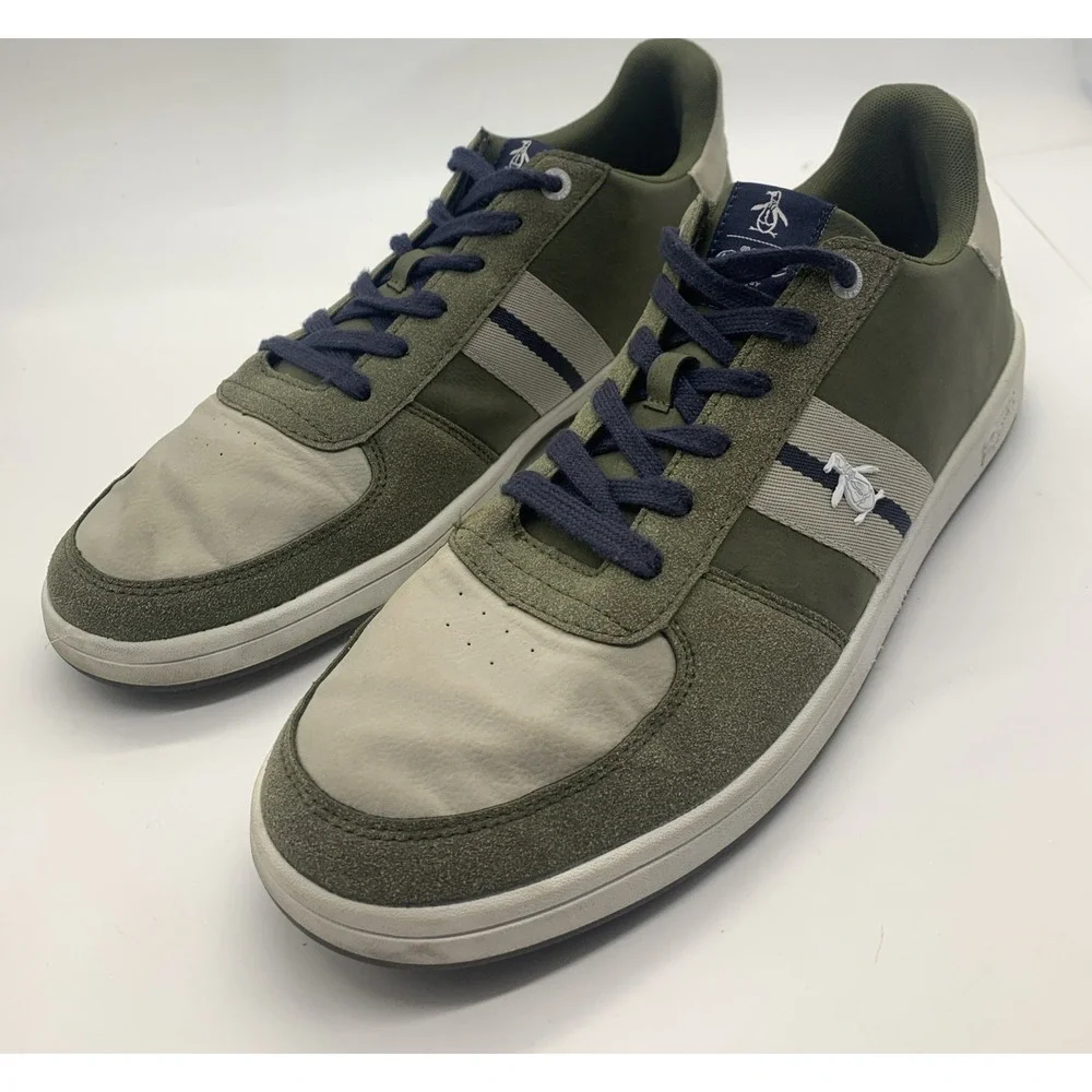 Original Penguin Men's Shoes Green Lace‎ Up Sneakers - Size 12